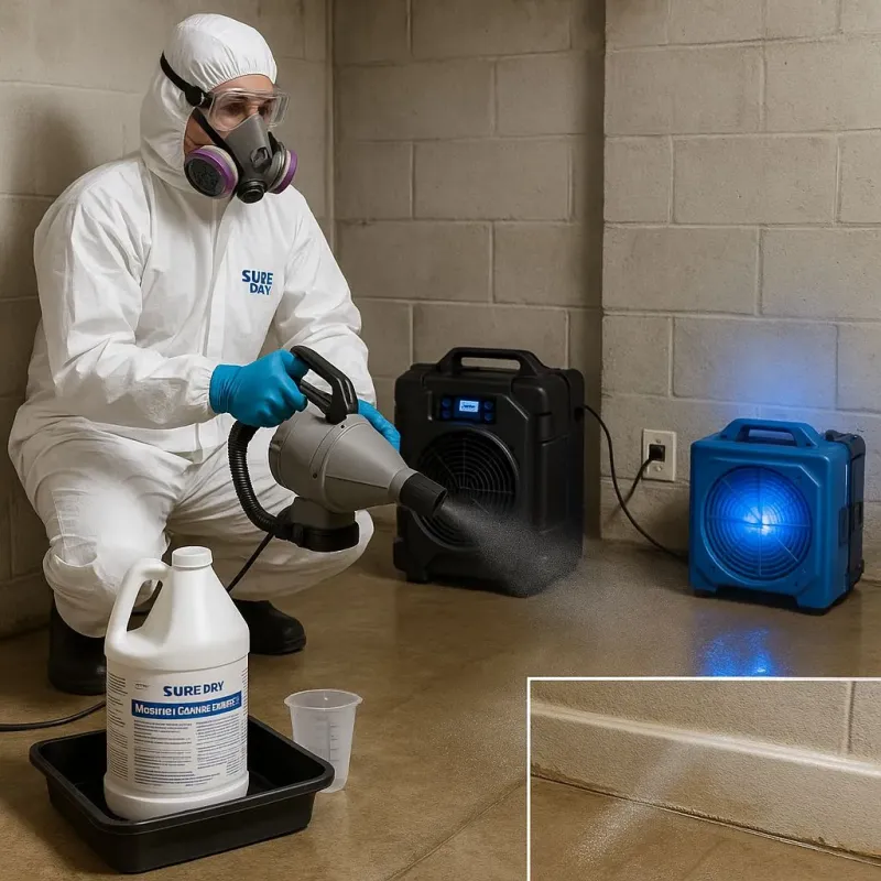 Sanitization and Odor Removal process in Highgrove, CA