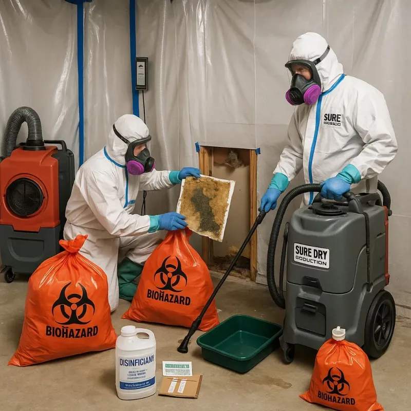 Contaminated Water Handling Protocols process in Highgrove, CA